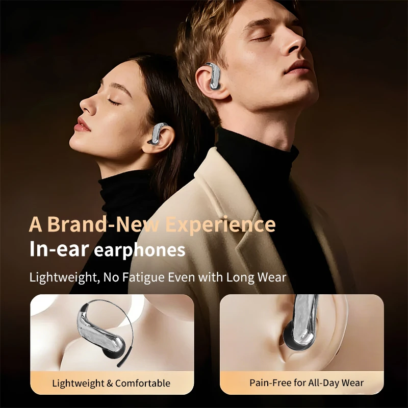 Open Ear Clip Wireless Earbuds - đánh giá và giá Type 2 Charger
