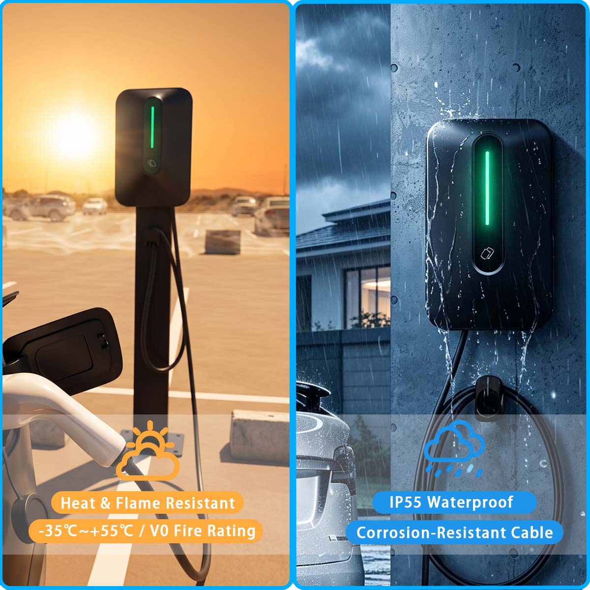 JIGU 11kW EV Charger Three-pha - đánh giá và giá Wallbox Ev
