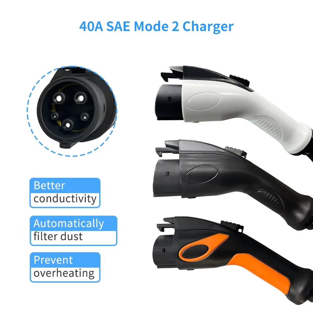 9kw 16A SAE J1772 Type 1 Mobil - đánh giá và giá Portable Ev Charger